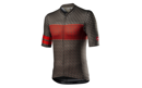 Picture of CASTELLI MAISON JERSEY BARK GREEN/FIERY RED