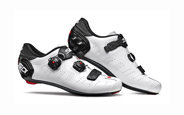 SIDI SCARPA ROAD SHOES ERGO WHITE/BLACK- Baldoni Bike Shop Forlì