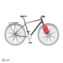 Immagine di Ortlieb Bikepacking Fork-Pack Plus Red 5,8 lt