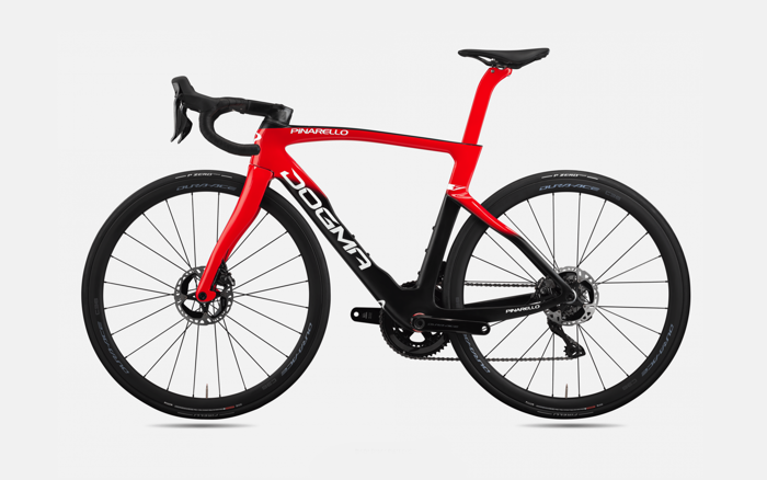 PINARELLO DOGMA F DISC CB611 ERUPTION RED SHIMANO Size 50- Baldoni Bike ...