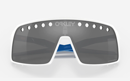 Picture of OAKLEY occhiali SUTRO Eyeshade Heritage Colors Collection - Prizm Black Lenti,  Polished White Montatura