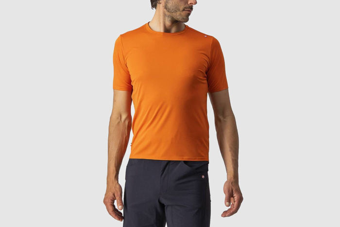 Maillot Castelli Unlimited Sterrato manga corta naranja