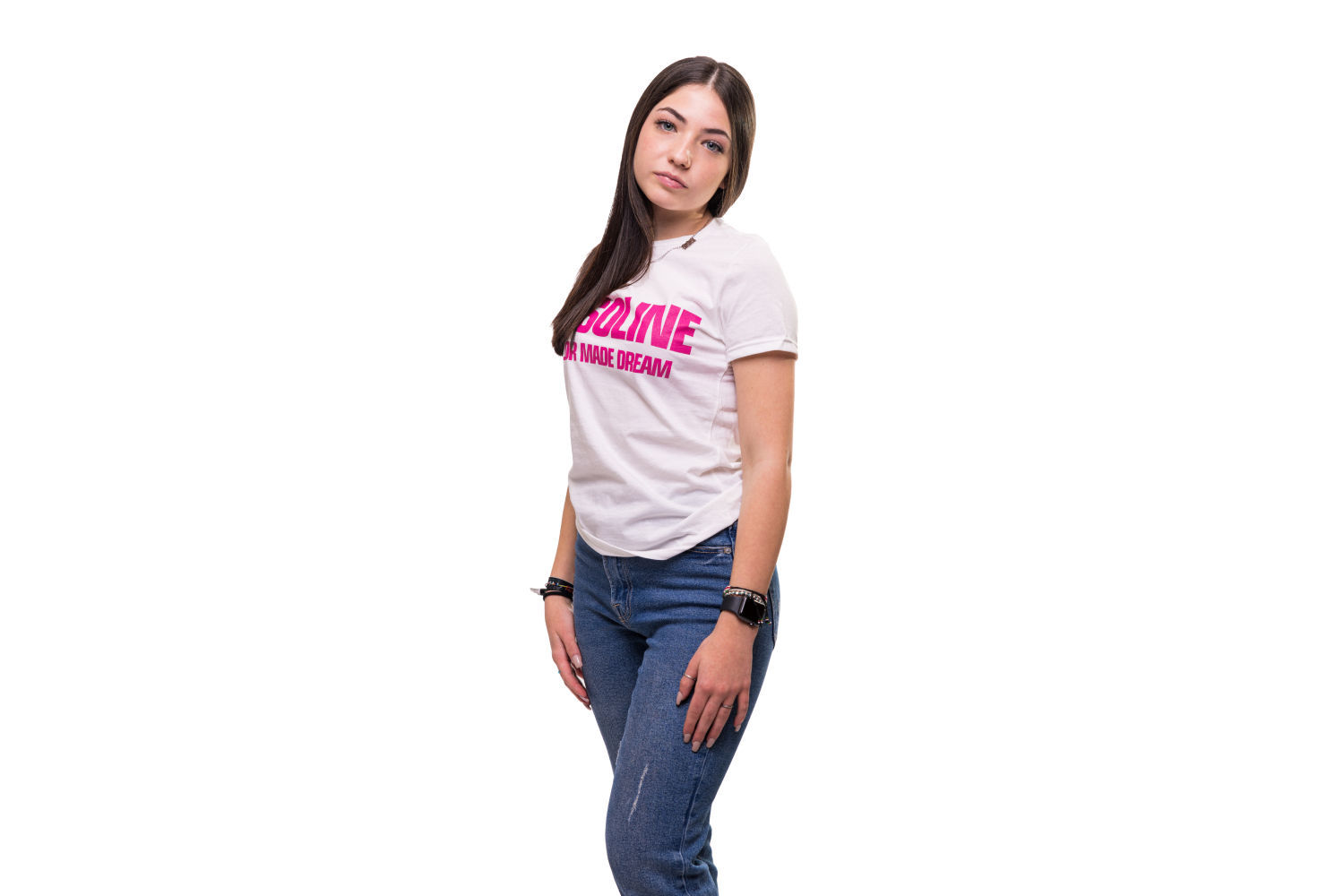 Picture of Gusoline White GC T-Shirt for Woman