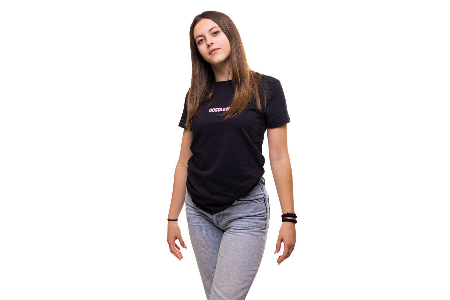Picture of Gusoline Black GC T-Shirt for Woman