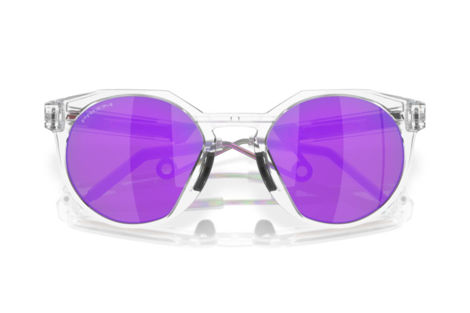 Picture of OAKLEY HSTN Metal Matte Clear Prizm Violet Glasses