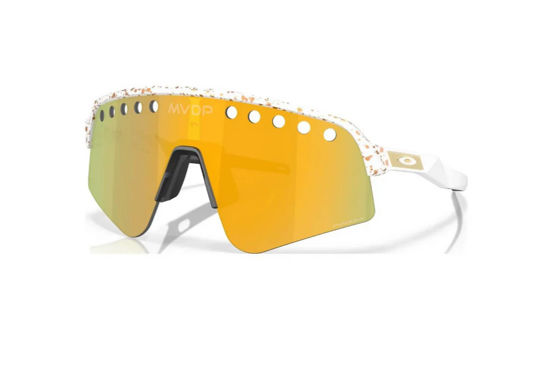 Immagine di OAKLEY Occhiali Sutro Lite Sweep Bianco Splatter Prizm 24k