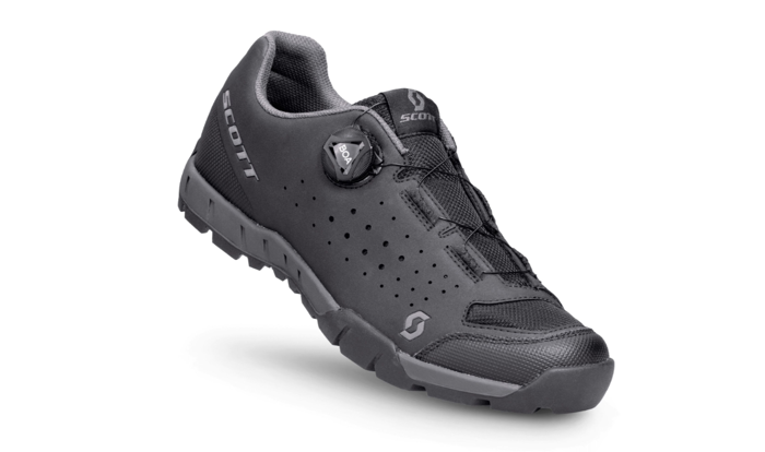 SCOTT Sport Trail Evo BOA Black Dark Grey Shoes- Baldoni Bike Shop