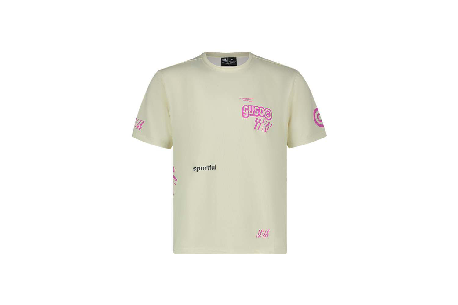 Immagine di Sportful Maglia Supergiara Tee Cream logo GUSO