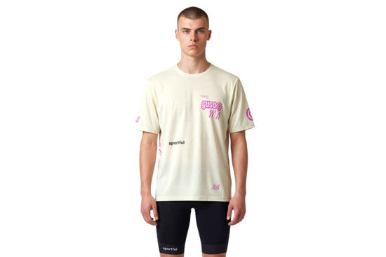 Immagine di Sportful Maglia Supergiara Tee Cream logo GUSO