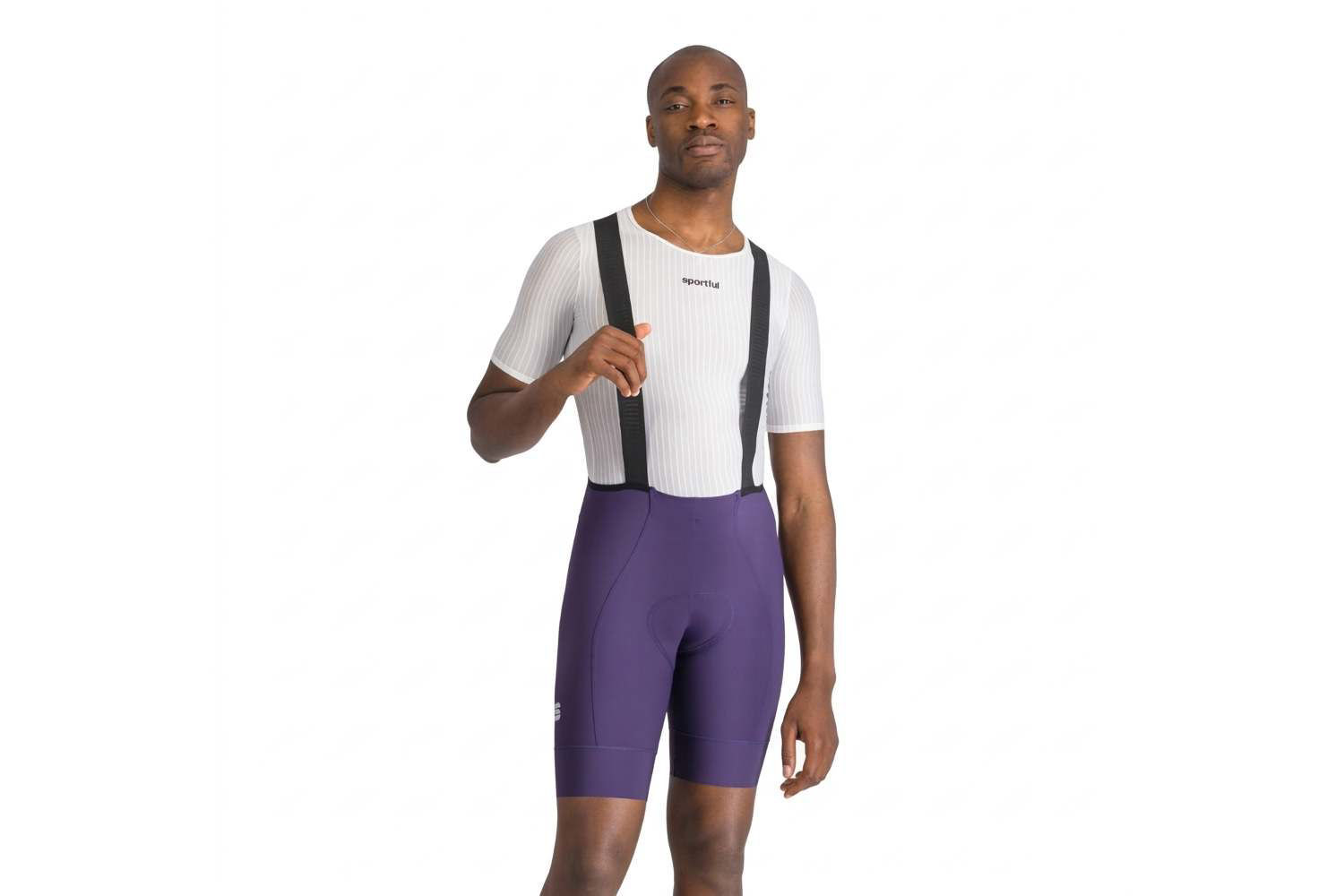 Picture of Sportful Pantaloncino SRK Bibshort Galactic Purple