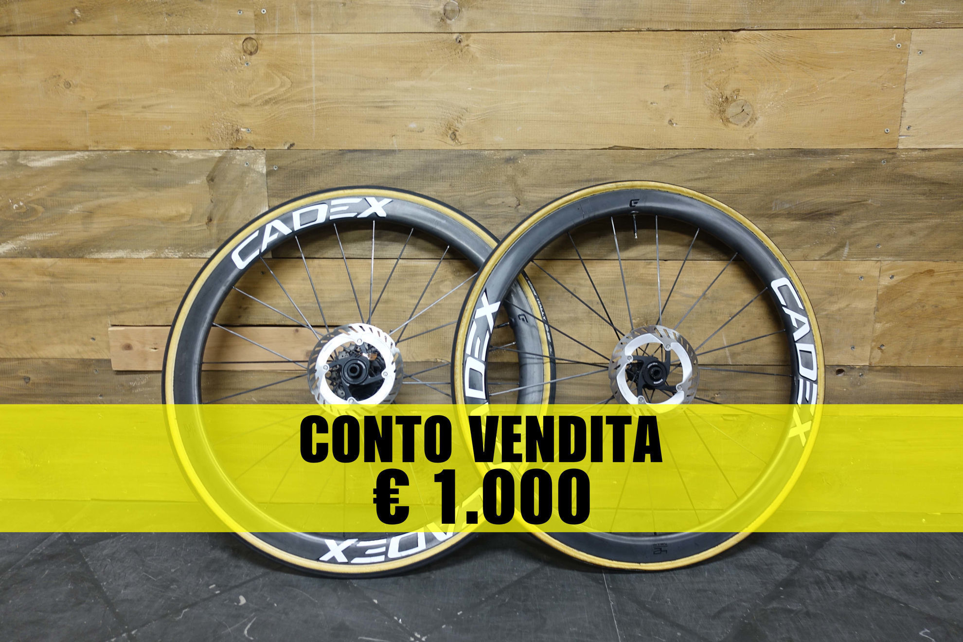 Picture of Coppia Ruote Cadex 42 Disc - Usate*