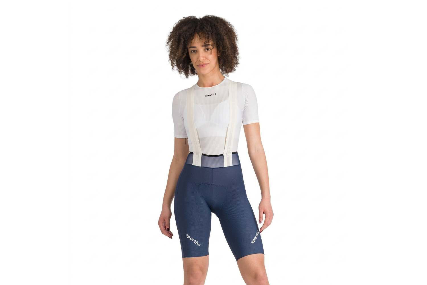Picture of Sportful Pantaloncino Hyperepic W  Bibshort Galaxy Blue Donna
