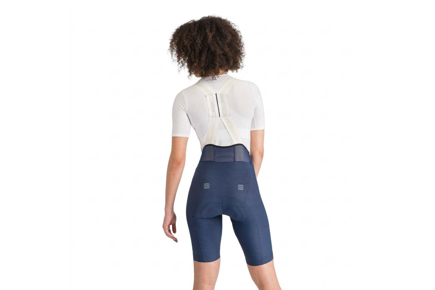 Picture of Sportful Pantaloncino Hyperepic W  Bibshort Galaxy Blue Donna