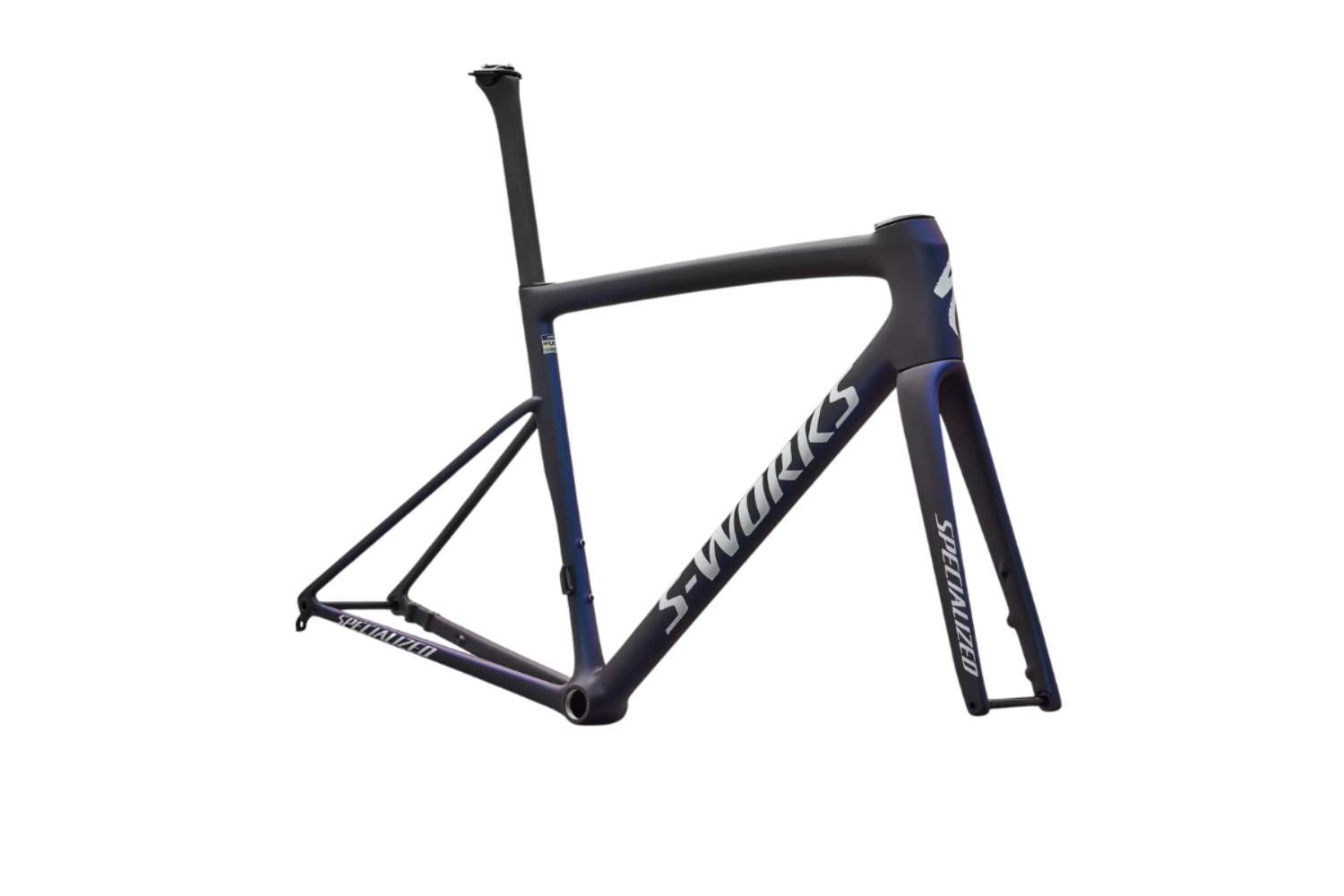 Immagine di SPECIALIZED Telaio S-Works Tarmac SL8 Satin Carbon Cyan to Blue